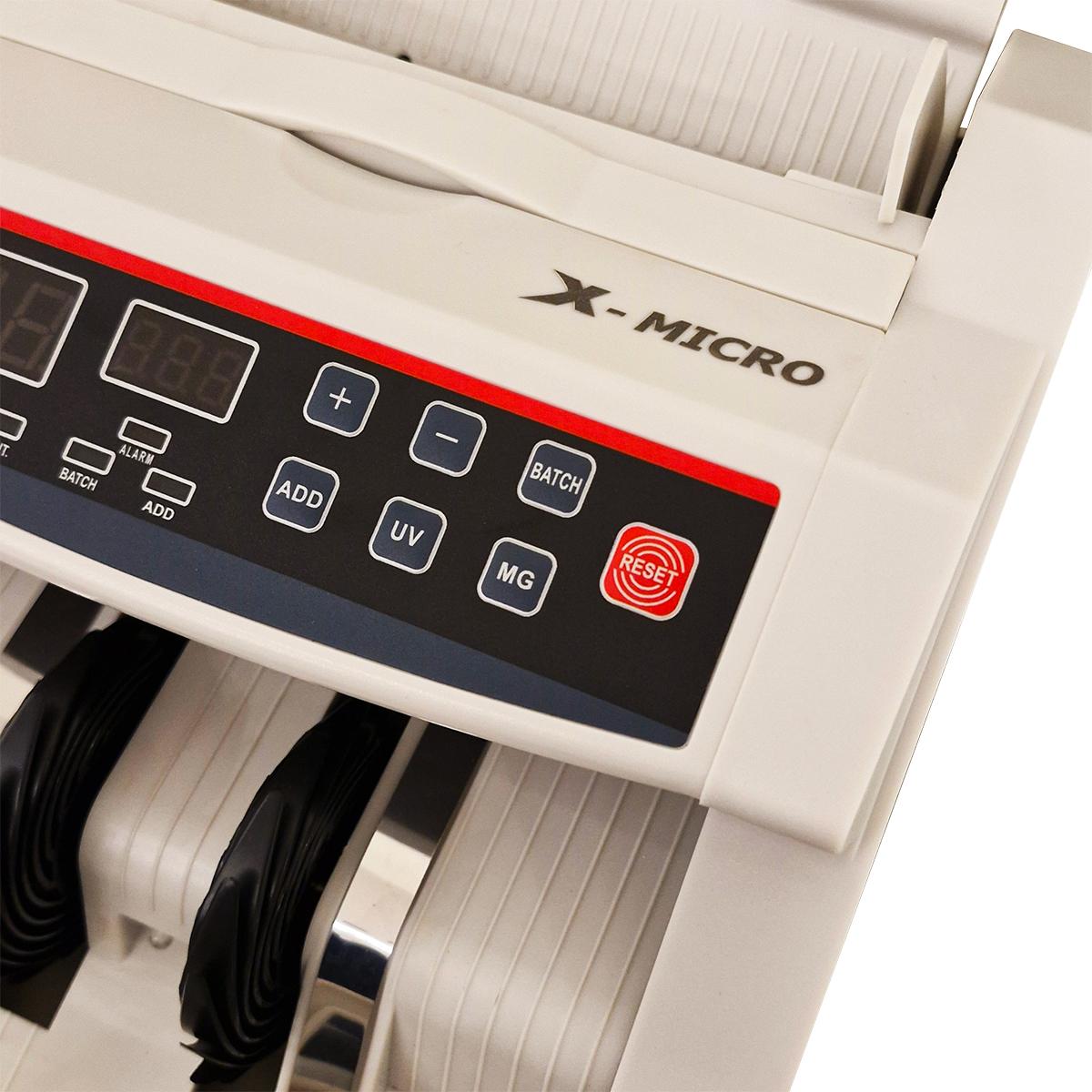 Maquina Contadora De Billetes X-Micro XM108 Con Detector UV